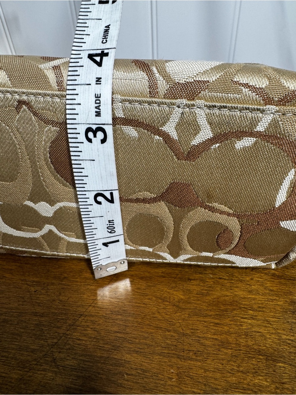 Coach Y2K Trendy Mini Satchel in Tan and Cream Signature Canvas - Picture 8 of 12